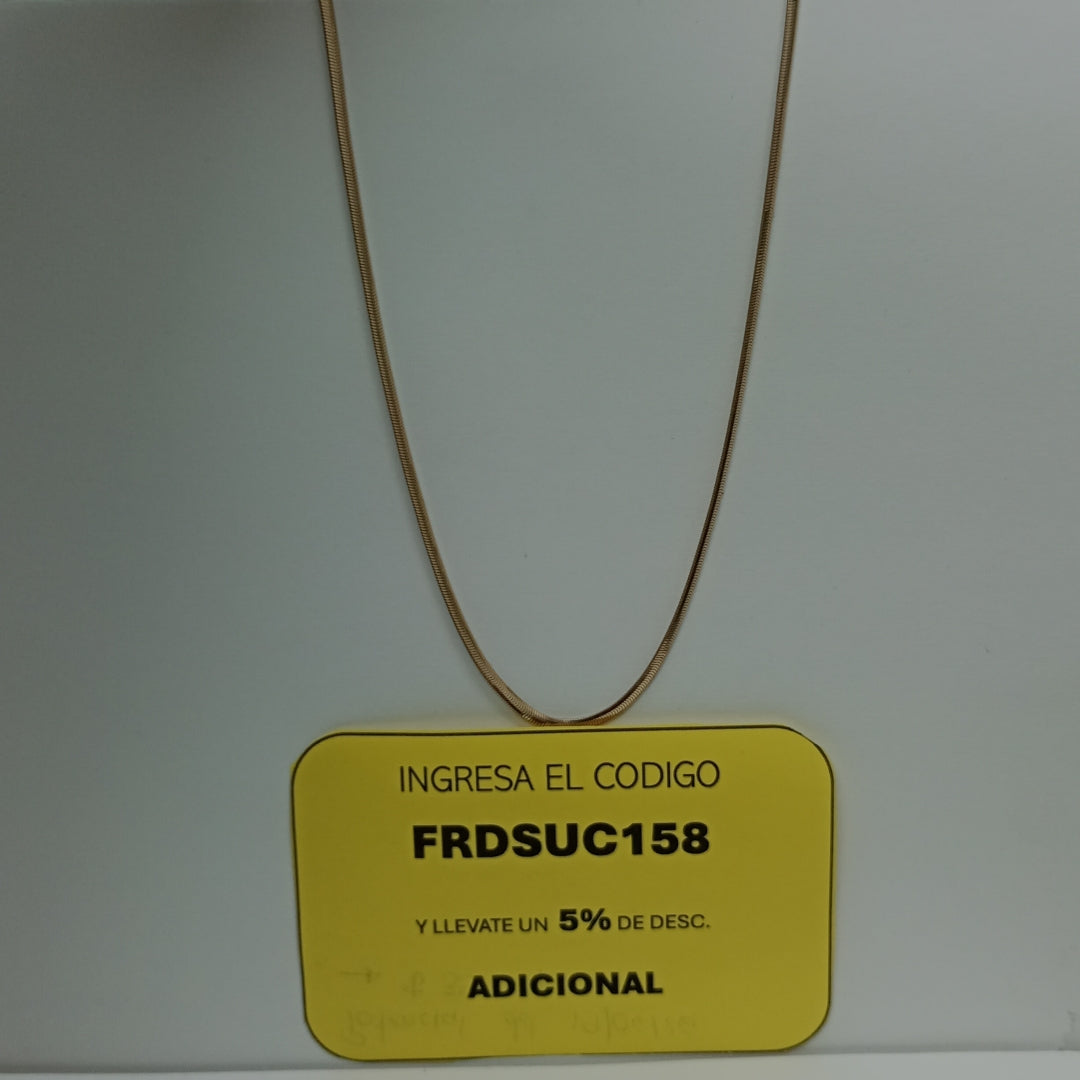 GARGANTILLA ORO 10 K 5,30 GRMS (SEMINUEVO)
