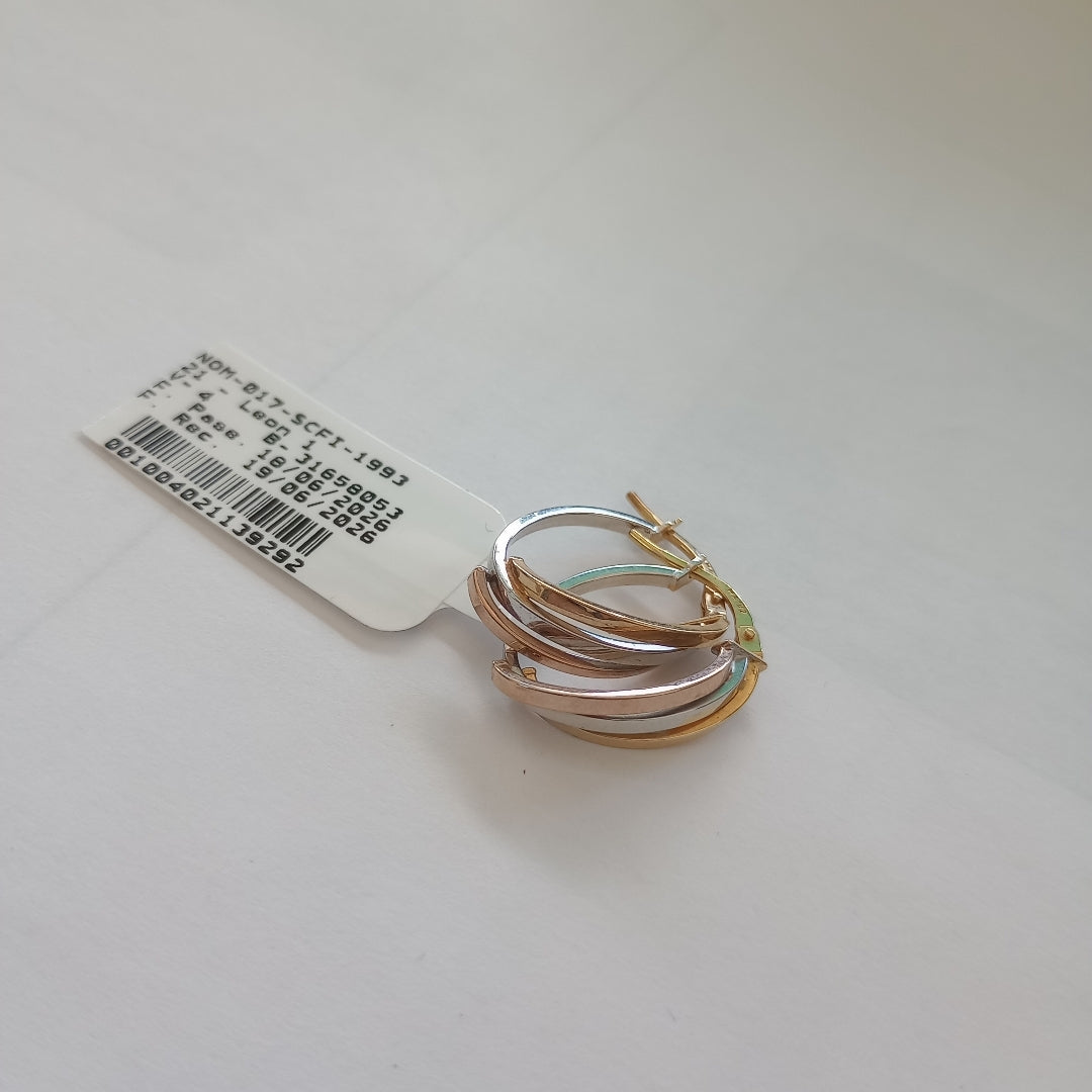 ARRACADAS PAR ORO 10 K 1.4 GRMS (SEMINUEVO)