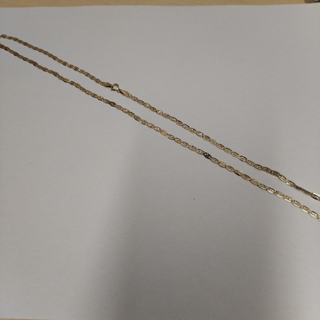 CADENA ORO PLATINO 14 K 4,90 GRMS (SEMINUEVO)