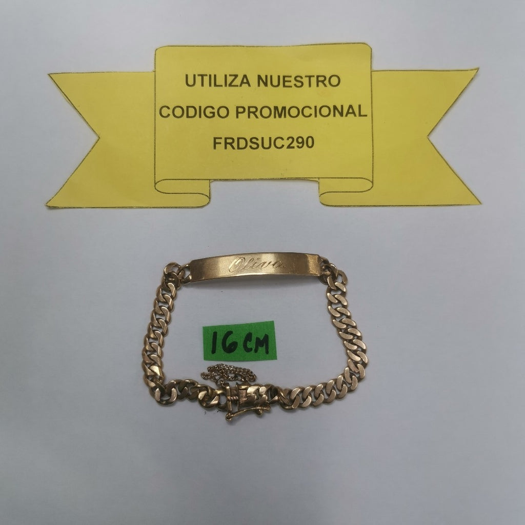 ESCLAVA ORO 18 K 14.8 GRMS (SEMINUEVO)