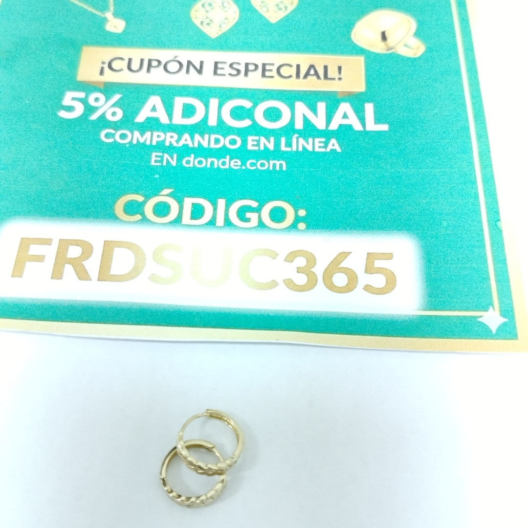 HUGGIES ORO 14K 1.2 (NUEVO)