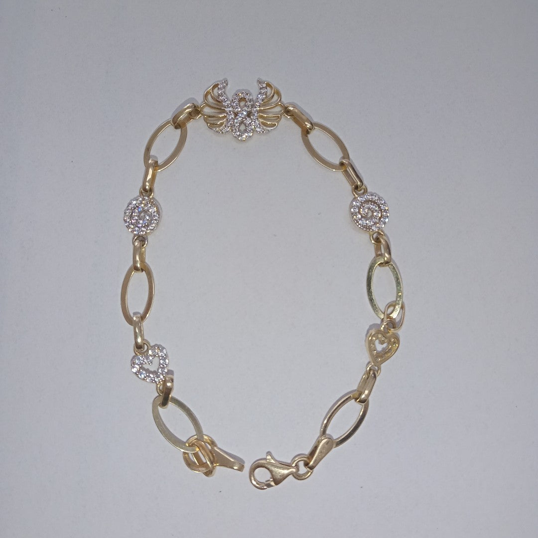 PULSERA ORO 14 K 4.5 GRMS (SEMINUEVO)