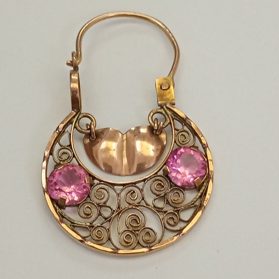ARETES PAR ORO 8 K 4,00 GRMS (SEMINUEVO)