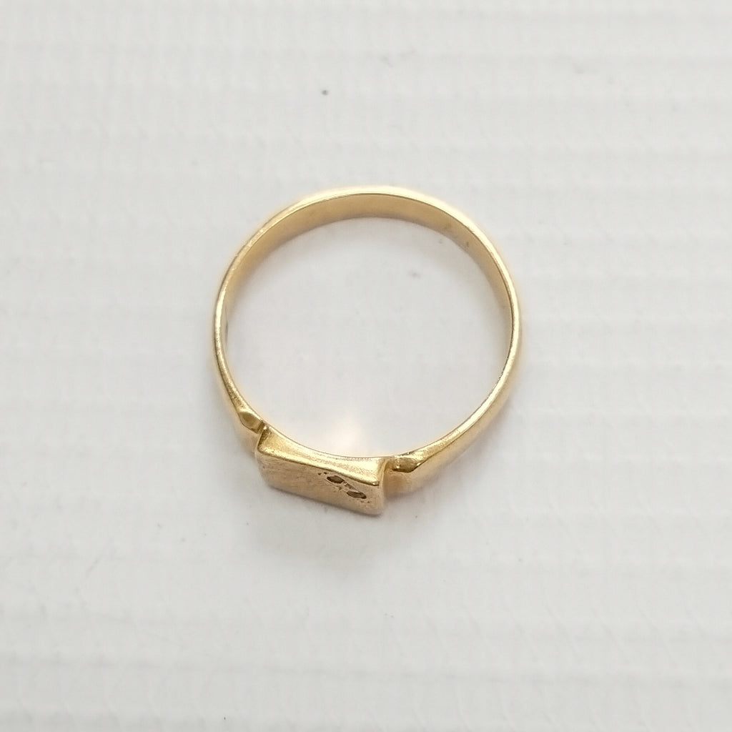 ANILLO ORO 14 K 3,90 GRMS (SEMINUEVO)