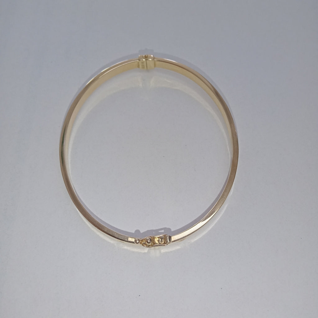 PULSERA RIGIDA ORO 14 K 4.5 GRMS (SEMINUEVO)