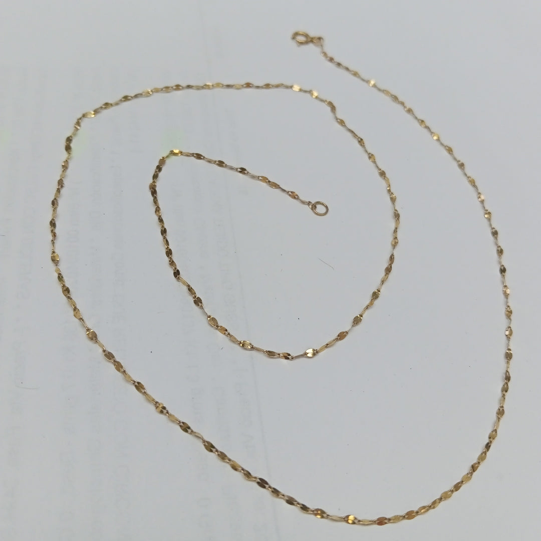 CADENA ORO 10 K 0.7 GRMS (SEMINUEVO)