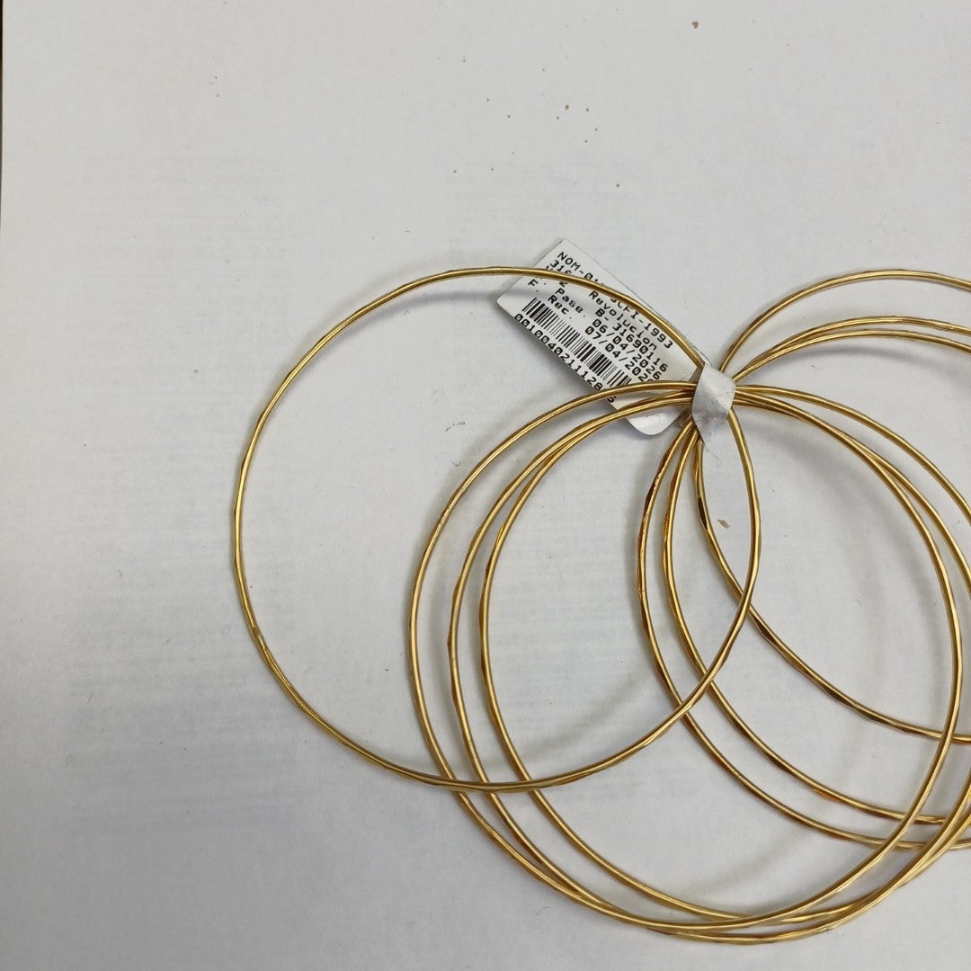 SEMANARIO DE PULSERAS ORO 14 K 17.3 GRMS (SEMINUEVO)