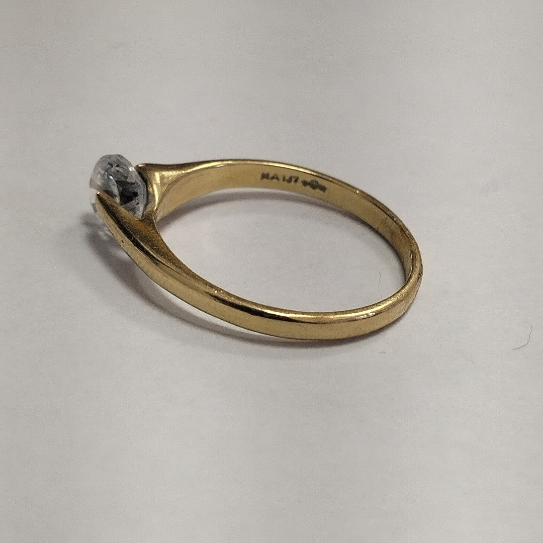 ANILLITO, SOLITARIO ORO 14 K 1.9 GRMS (SEMINUEVO)