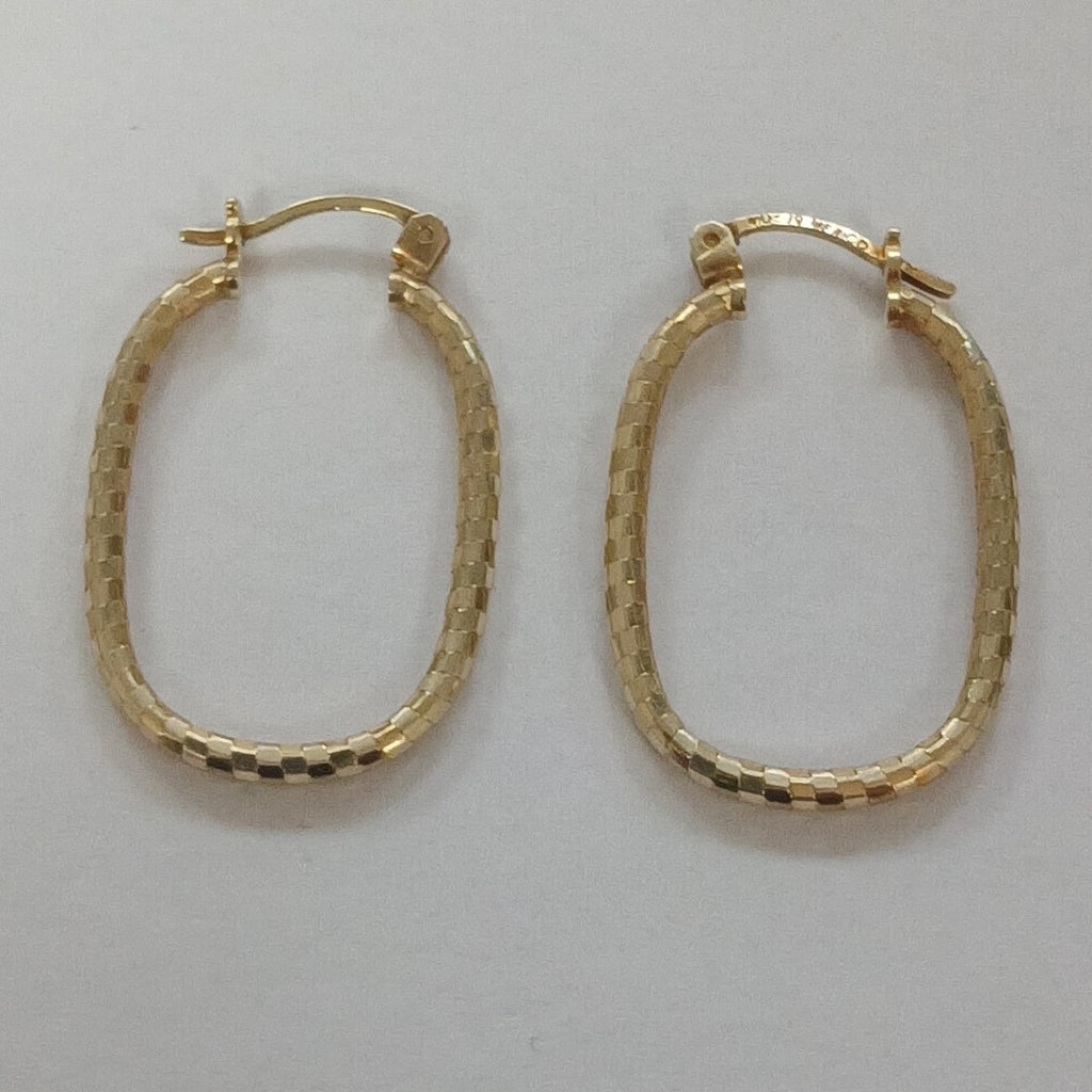 ARRACADAS PAR ORO 10 K 1.9 GRMS (SEMINUEVO)