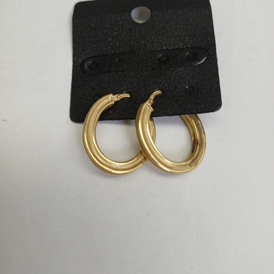 ARRACADAS PAR ORO 14 K 1.9 GRMS (SEMINUEVO)