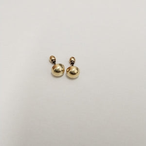 ARETES PAR ORO 14 K 0.5 GRMS (SEMINUEVO)