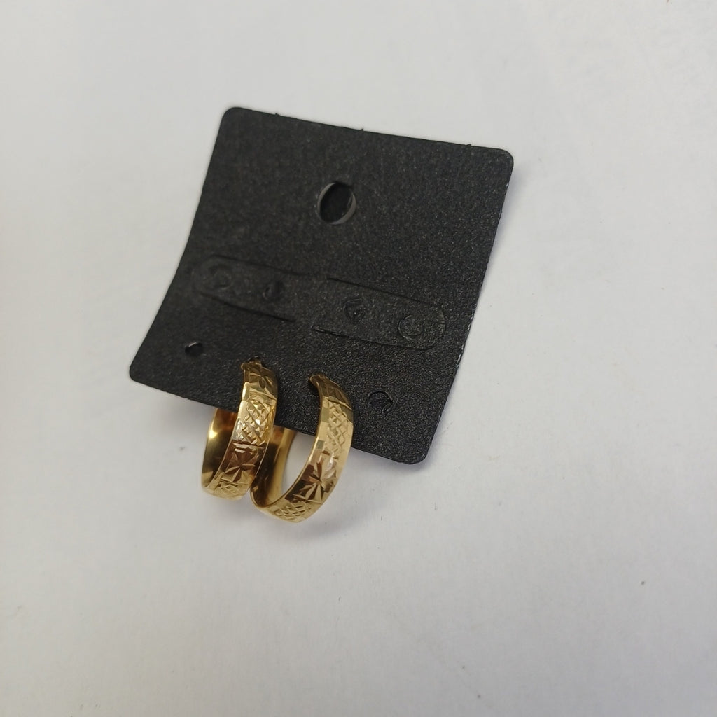 ARRACADAS PAR ORO 14 K 1.8 GRMS (SEMINUEVO)