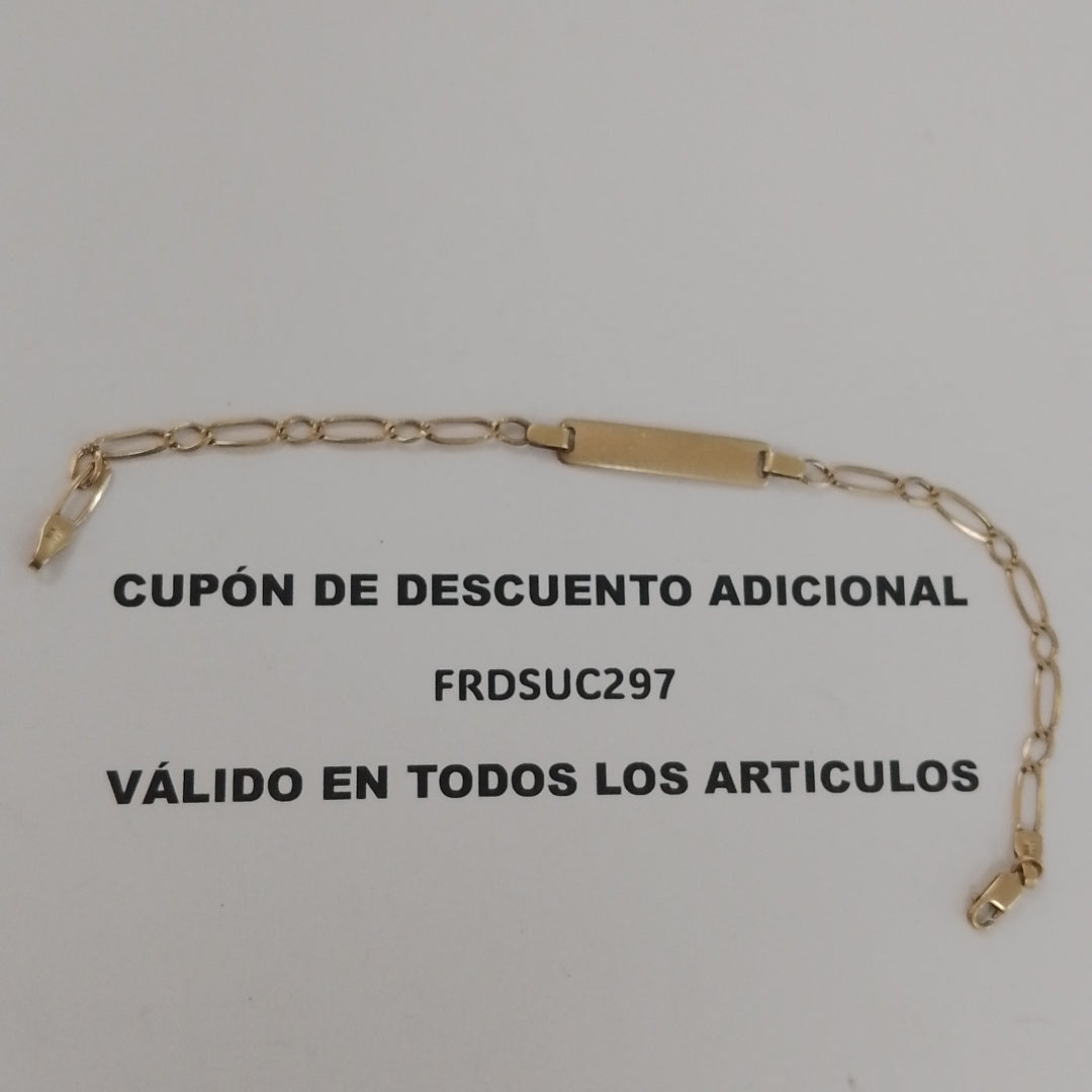 ESCLAVA ORO 10 K 2.8 GRMS (SEMINUEVO)