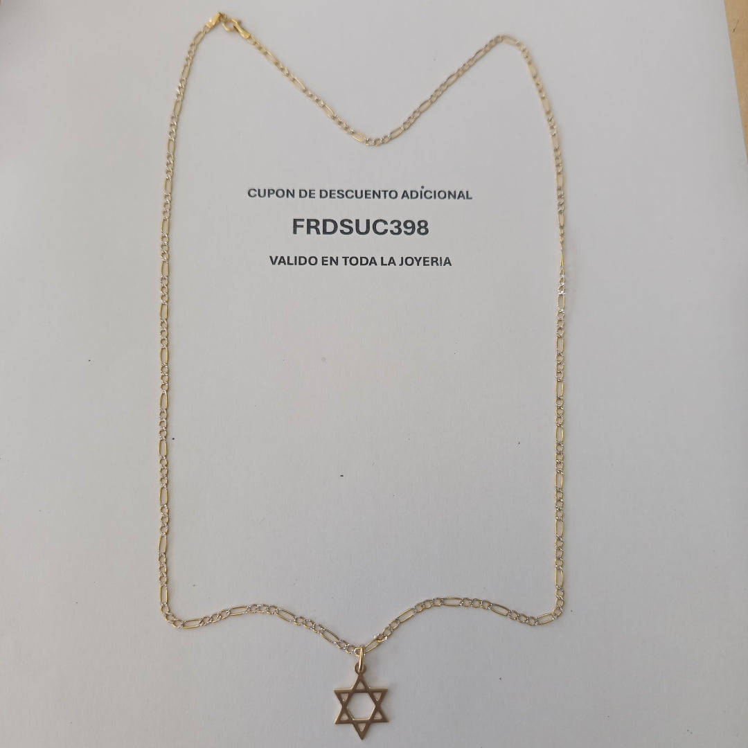 CADENA, DIJE ORO 14 K 4.1 GRMS (SEMINUEVO)