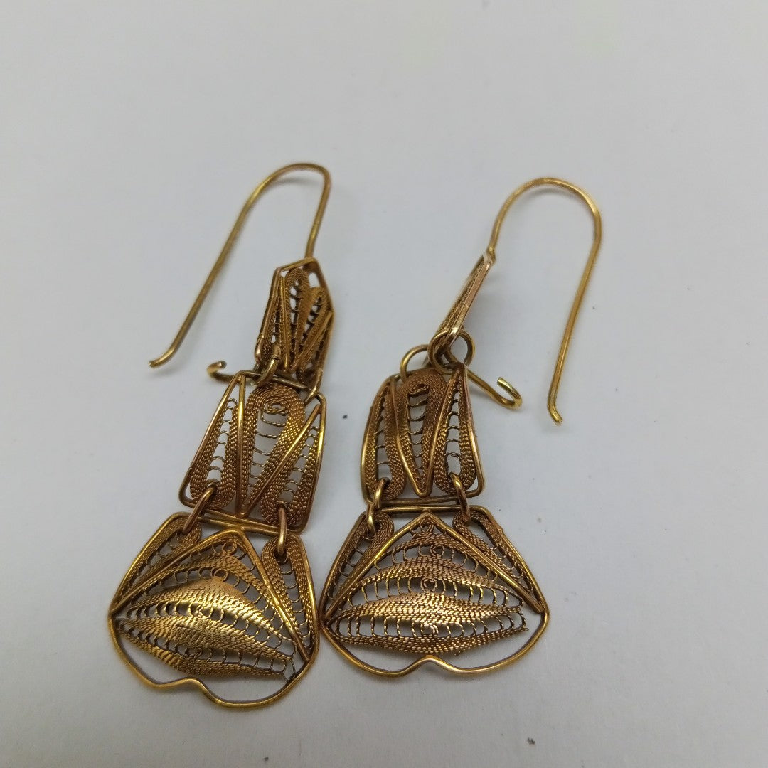 ARETES PAR ORO 10 K 3.3 GRMS (SEMINUEVO)