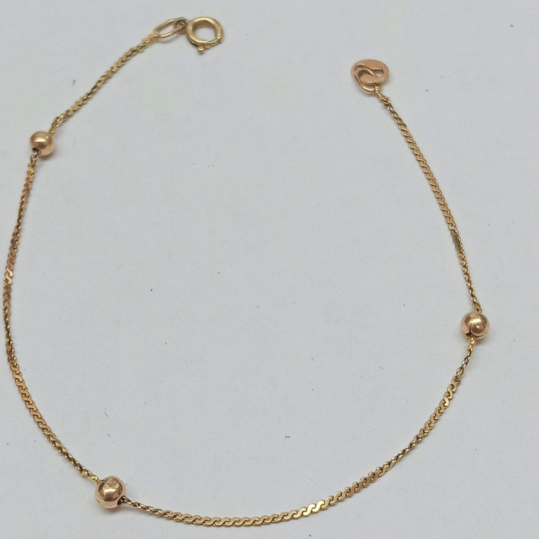 PULSERA ORO 14 K 1.2 GRMS (SEMINUEVO)