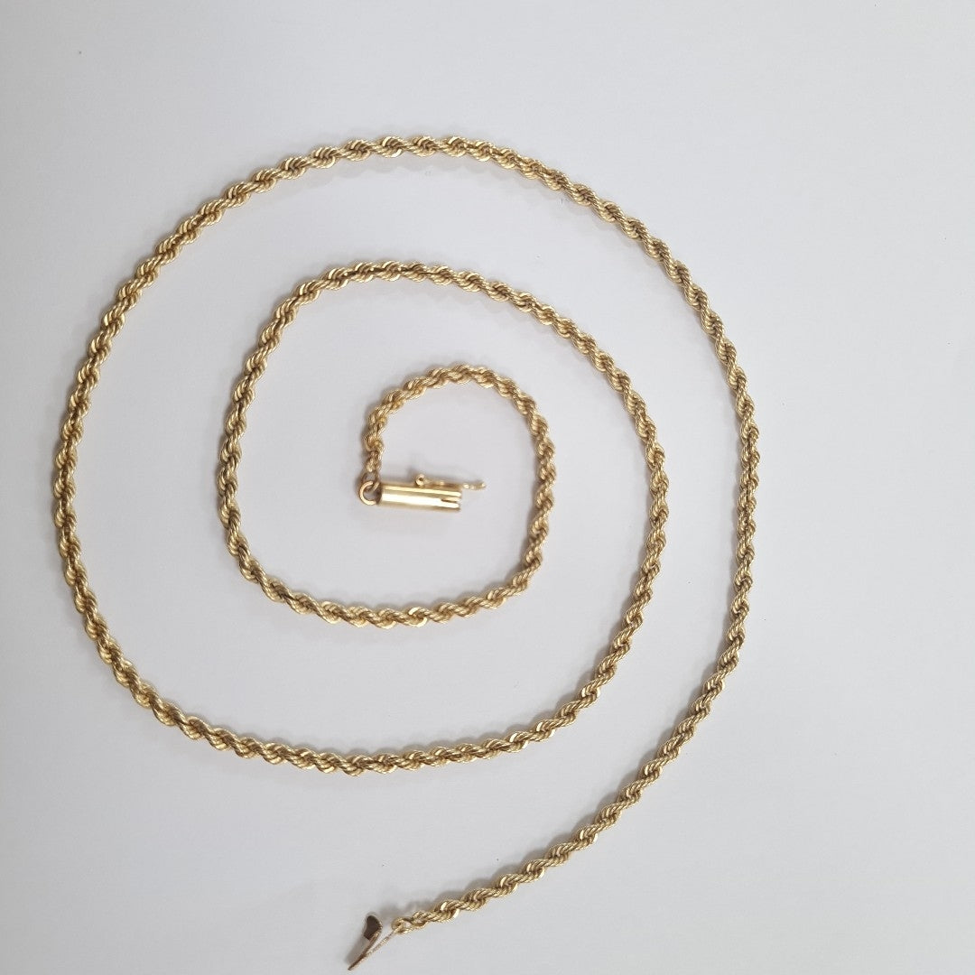 CADENA ORO 14 K 14.6 GRMS (SEMINUEVO)