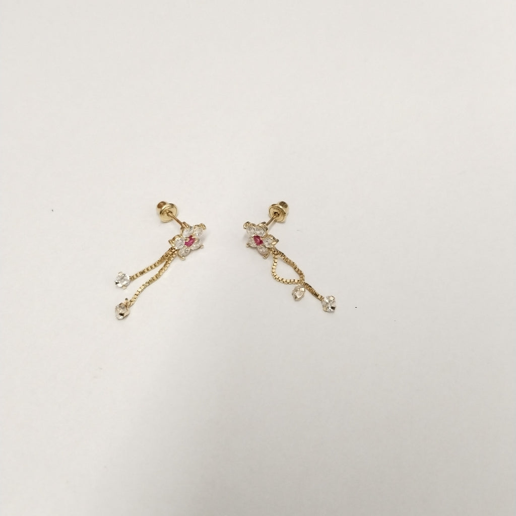 BROQUELES PAR ORO 14 K 1 GRMS (SEMINUEVO)