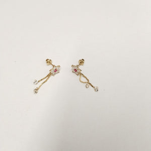 BROQUELES PAR ORO 14 K 1 GRMS (SEMINUEVO)
