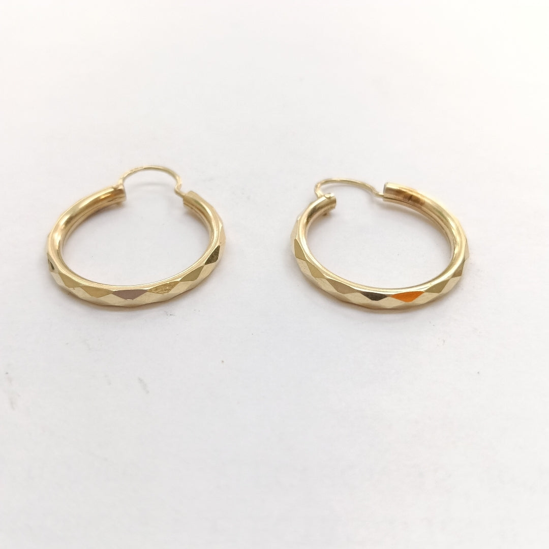 ARRACADAS PAR ORO 14 K 2,10 GRMS (SEMINUEVO)