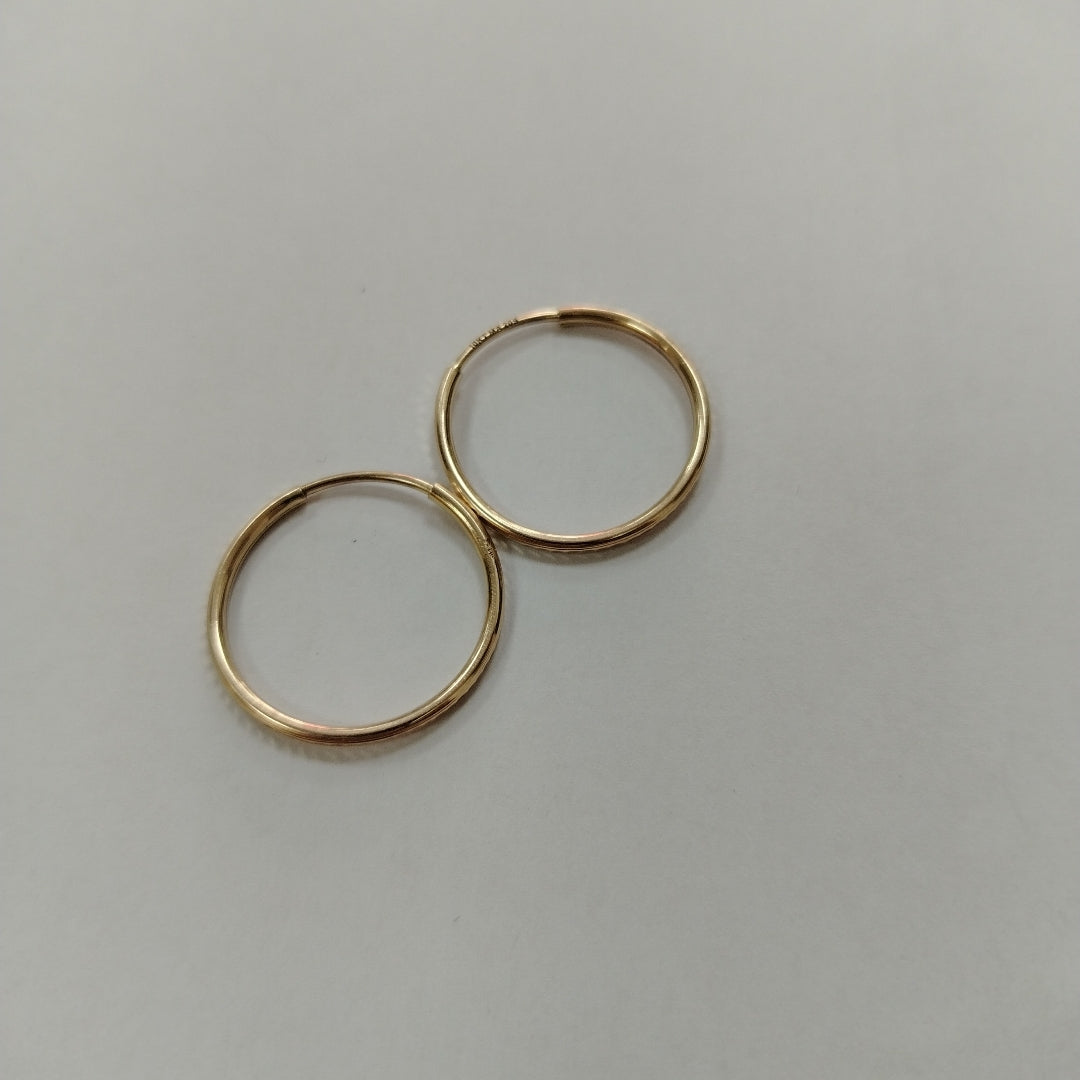 ARRACADAS PAR ORO 10 K 1.2 GRMS (SEMINUEVO)