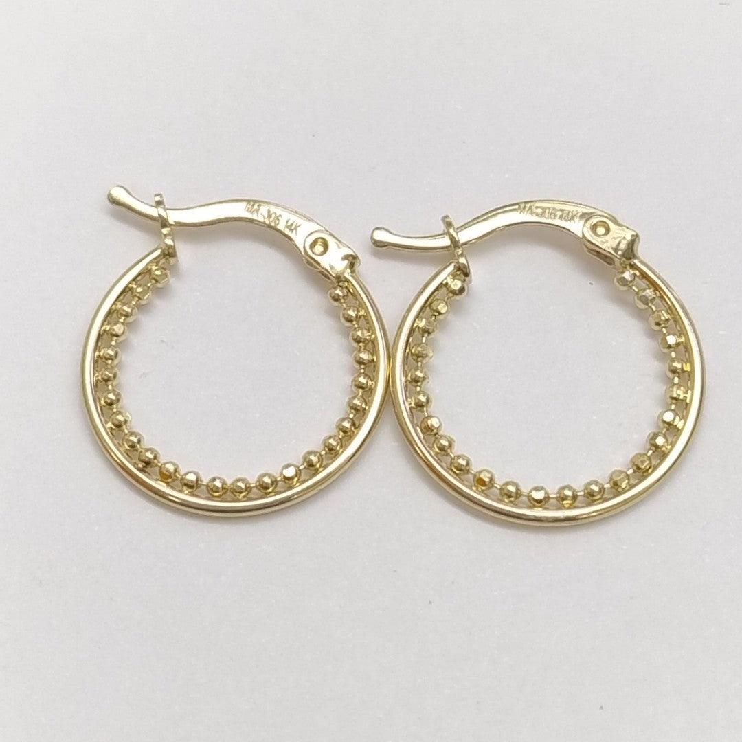 ARRACADAS ORO 14K 1.7 (NUEVO)