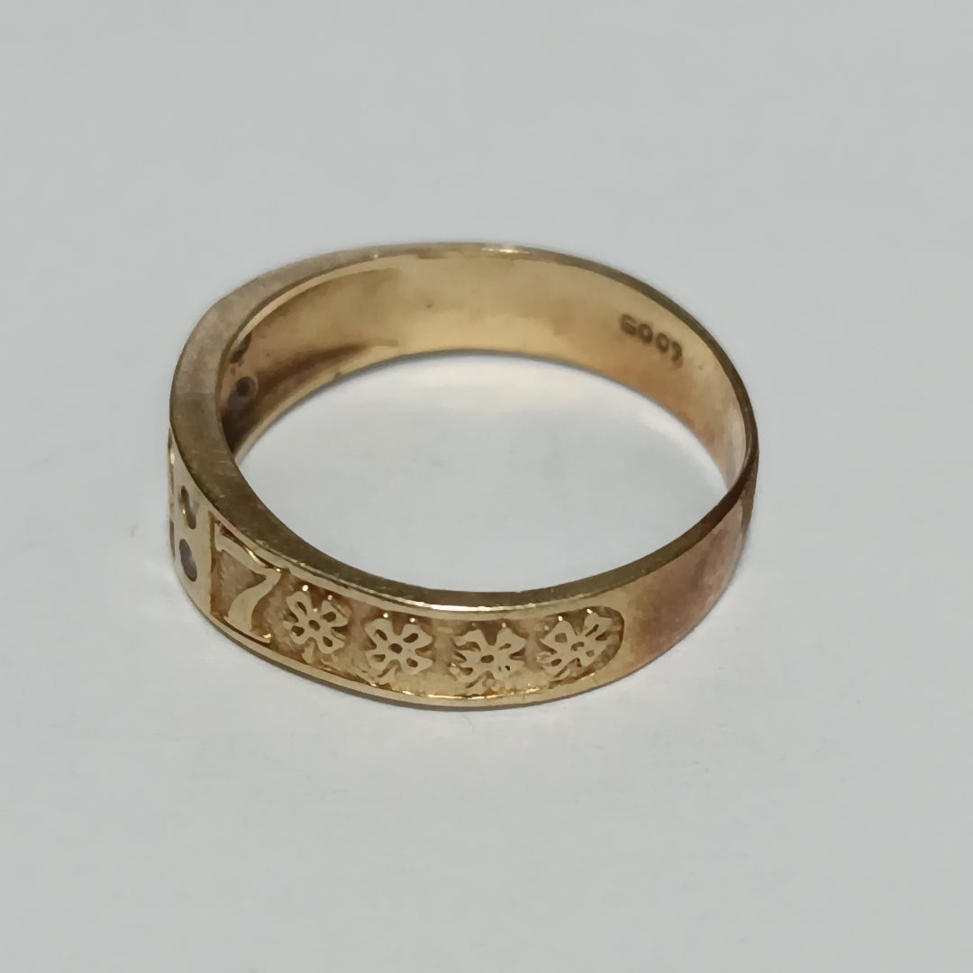 ANILLO ORO 10 K 2,50 GRMS (SEMINUEVO)