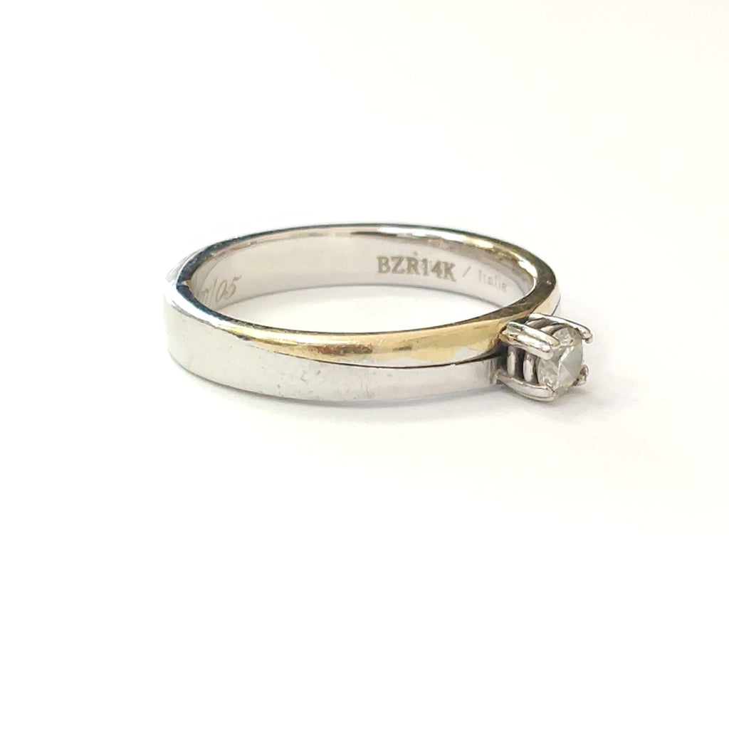 ANILLITO ORO BLANCO 14 K 3.5 GRMS (SEMINUEVO)