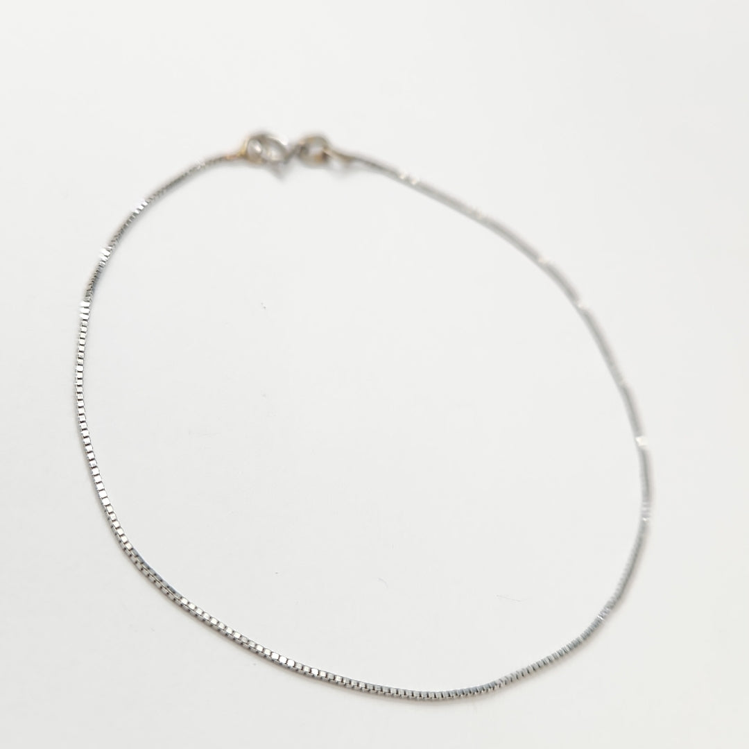 PULSERA ORO, ORO BLANCO 14 K 0.5 GRMS (SEMINUEVO)