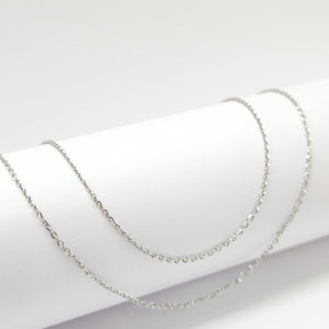 CADENA ORO, ORO BLANCO 14 K 1.3 GRMS (SEMINUEVO)