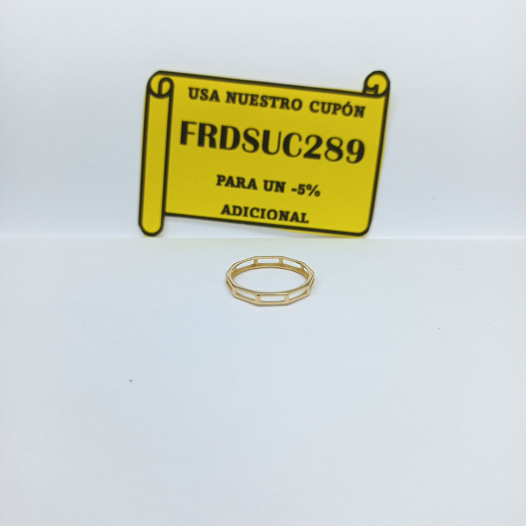 ANILLOS DAMA ORO 14K 0.8 (NUEVO)