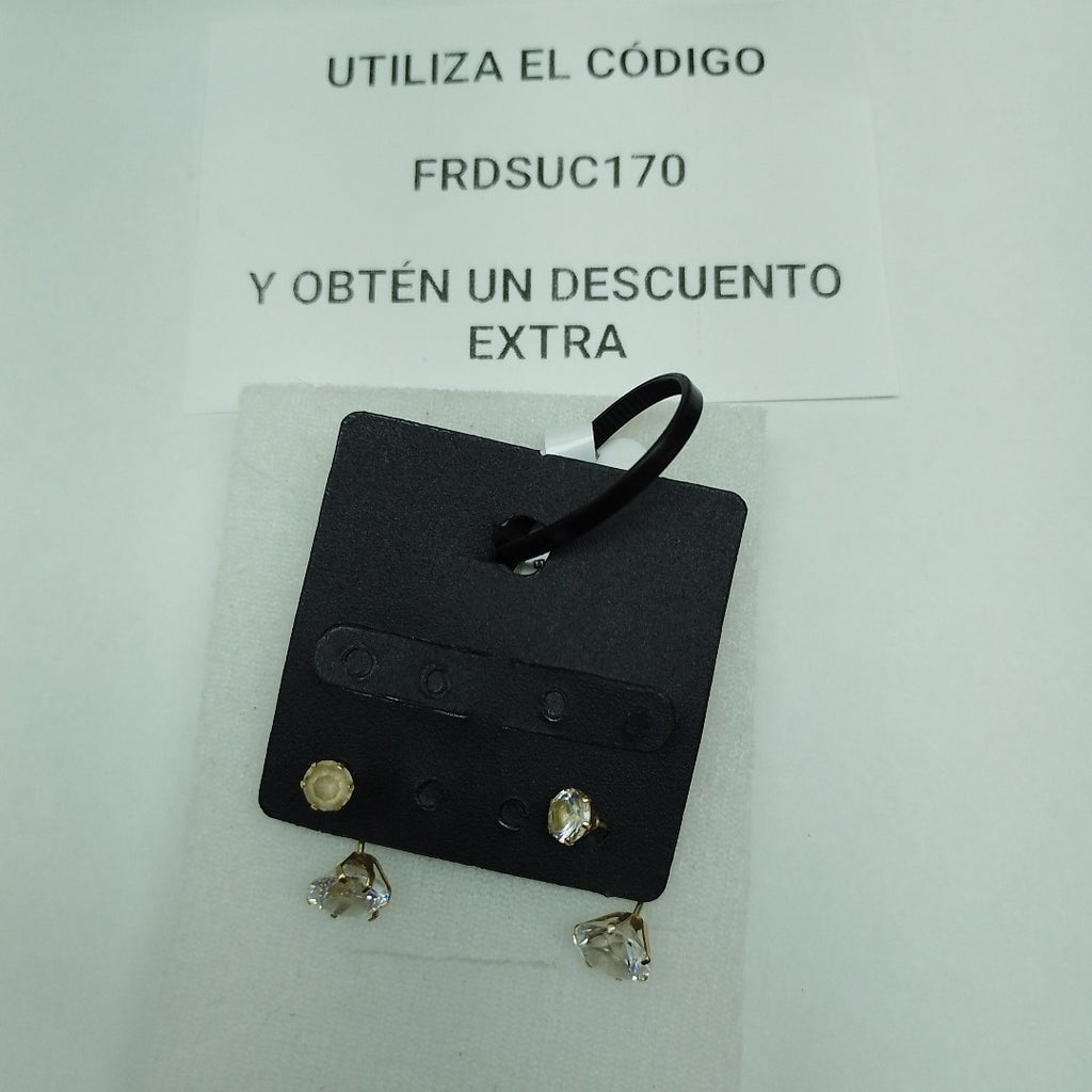 ARETES PAR ORO 10 K 1.9 GRMS (SEMINUEVO)