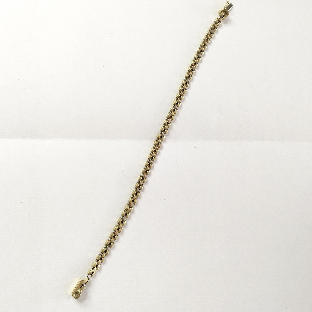 PULSERA ORO, ORO COMBINADO 14 K 5.7 GRMS (SEMINUEVO)