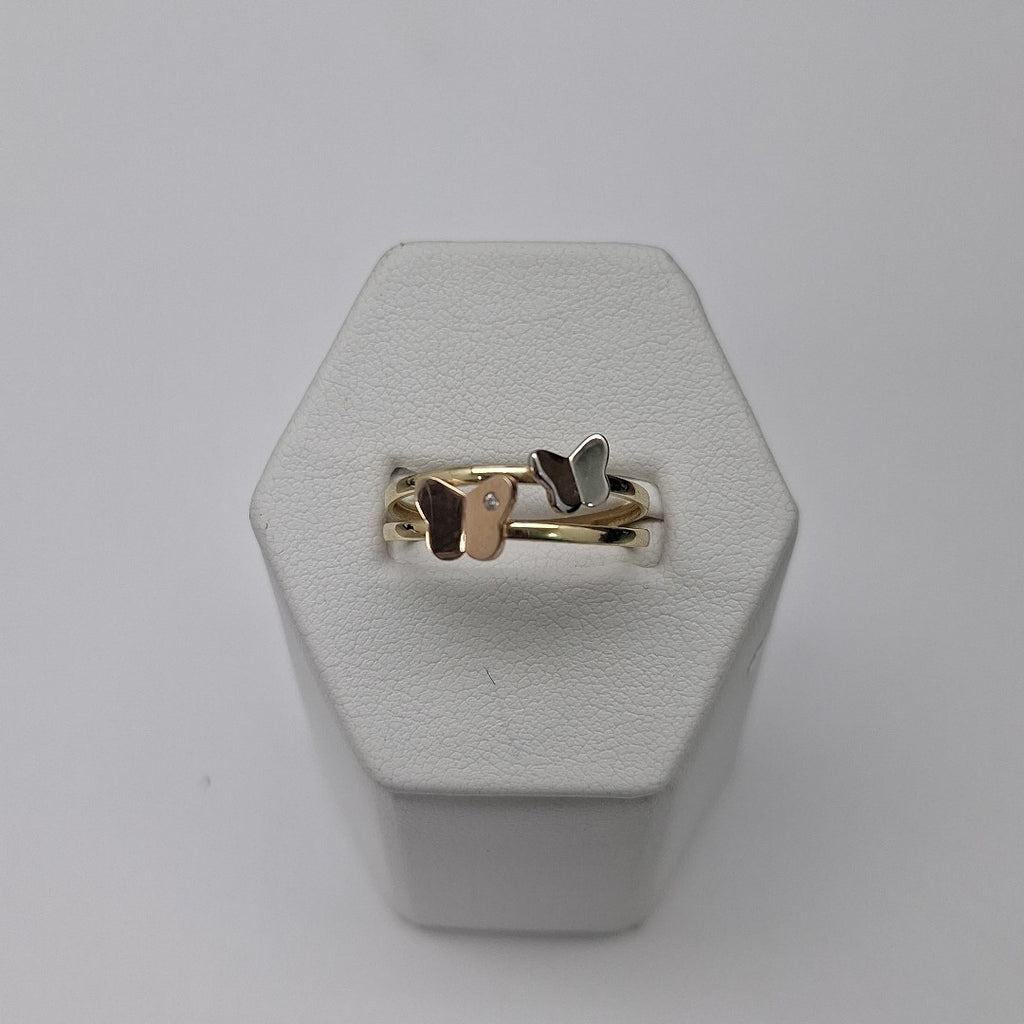 ANILLOS DAMA ORO 14K 2 (NUEVO)