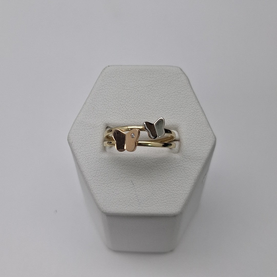 ANILLOS DAMA ORO 14K 2 (NUEVO)