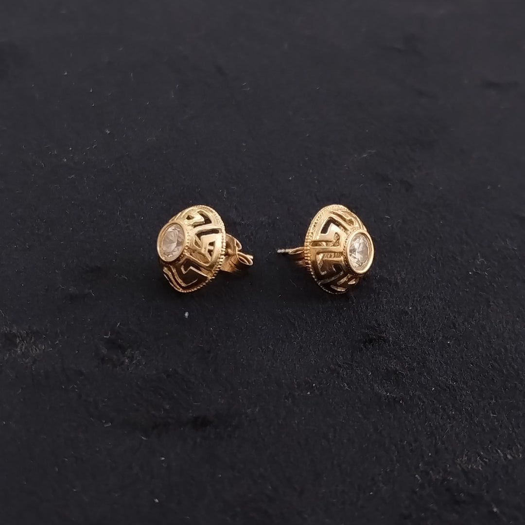 ARETES PAR ORO 8 K 1.8 GRMS (SEMINUEVO)