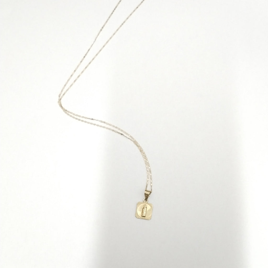 CADENA, DIJE ORO, ORO COMBINADO 10 K 1.6 GRMS (SEMINUEVO)
