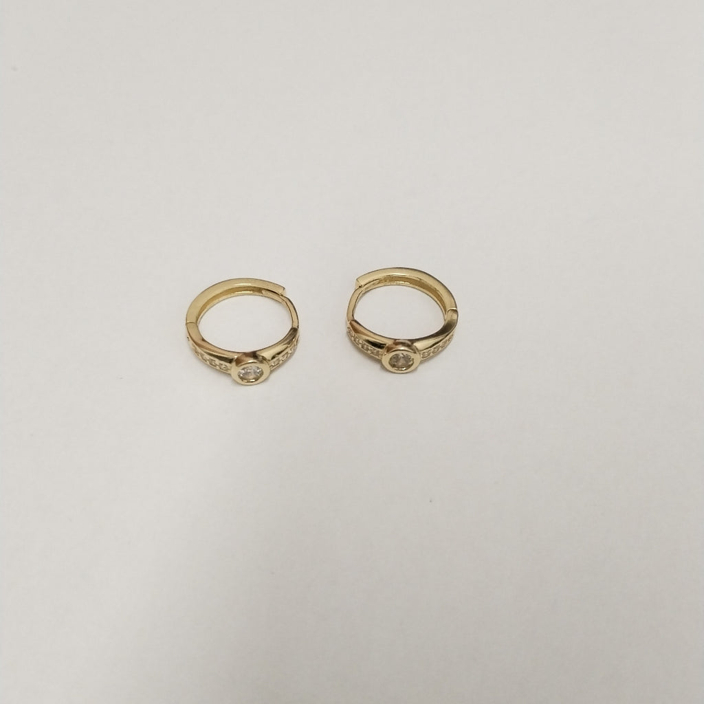 ARRACADAS PAR ORO 14 K 2.3 GRMS (SEMINUEVO)