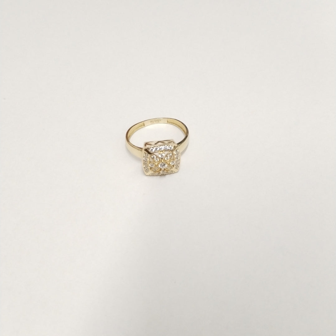ANILLITO, ARRACADAS PAR ORO 14 K 2.1 GRMS (SEMINUEVO)