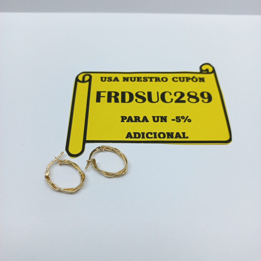 ARRACADAS ORO 14K 1.7 (NUEVO)