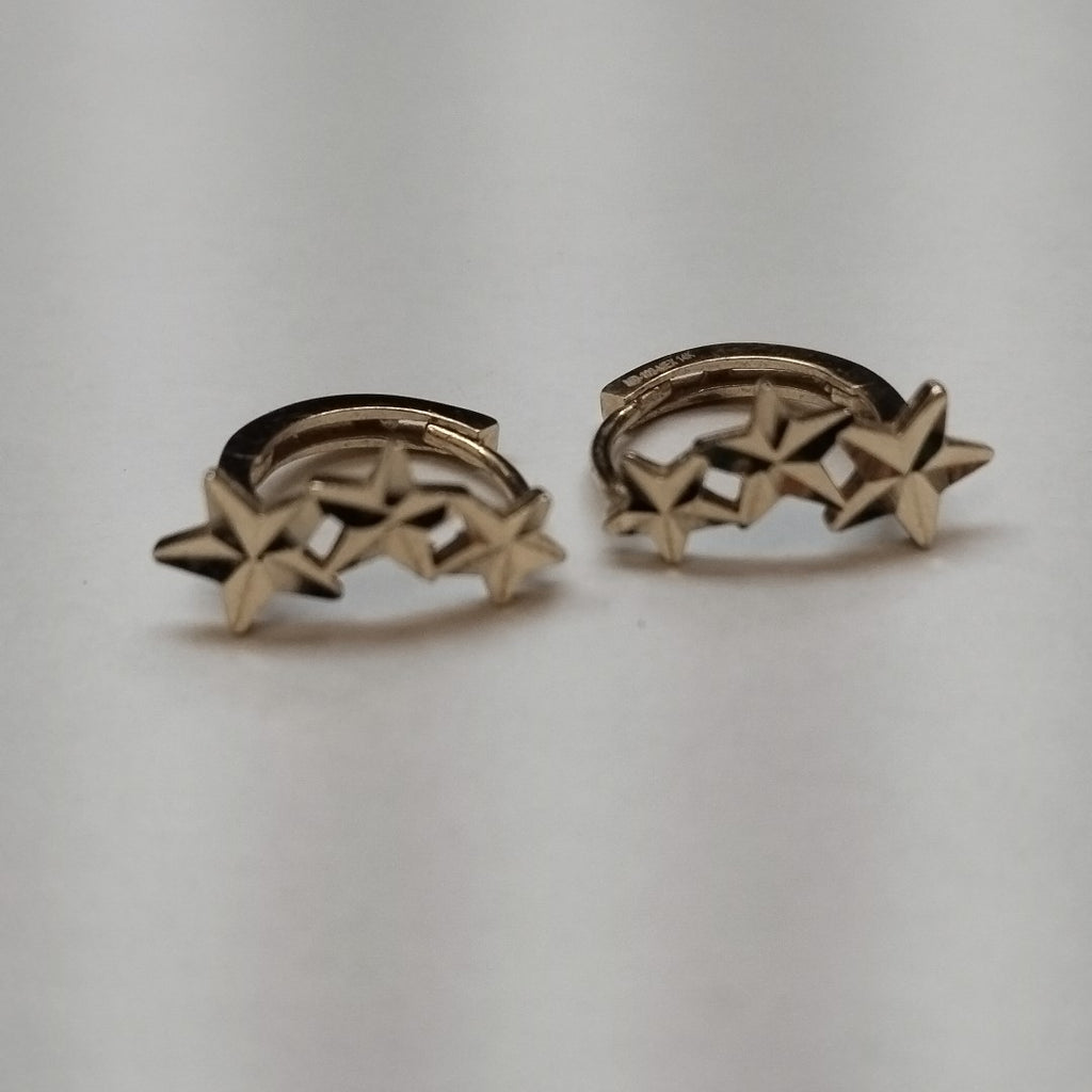 ARRACADAS PAR ORO 14 K 1.4 GRMS (SEMINUEVO)