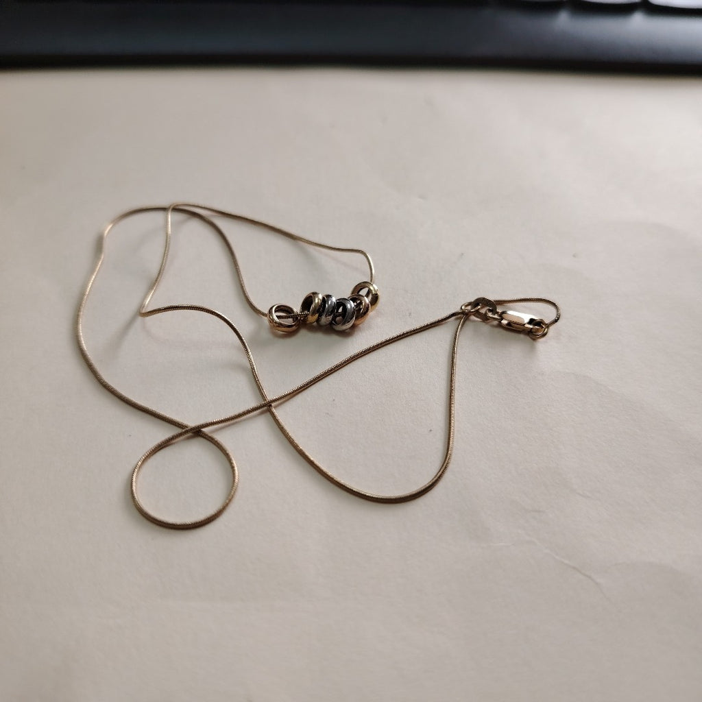 CADENA ORO 14 K 3,60 GRMS (SEMINUEVO)