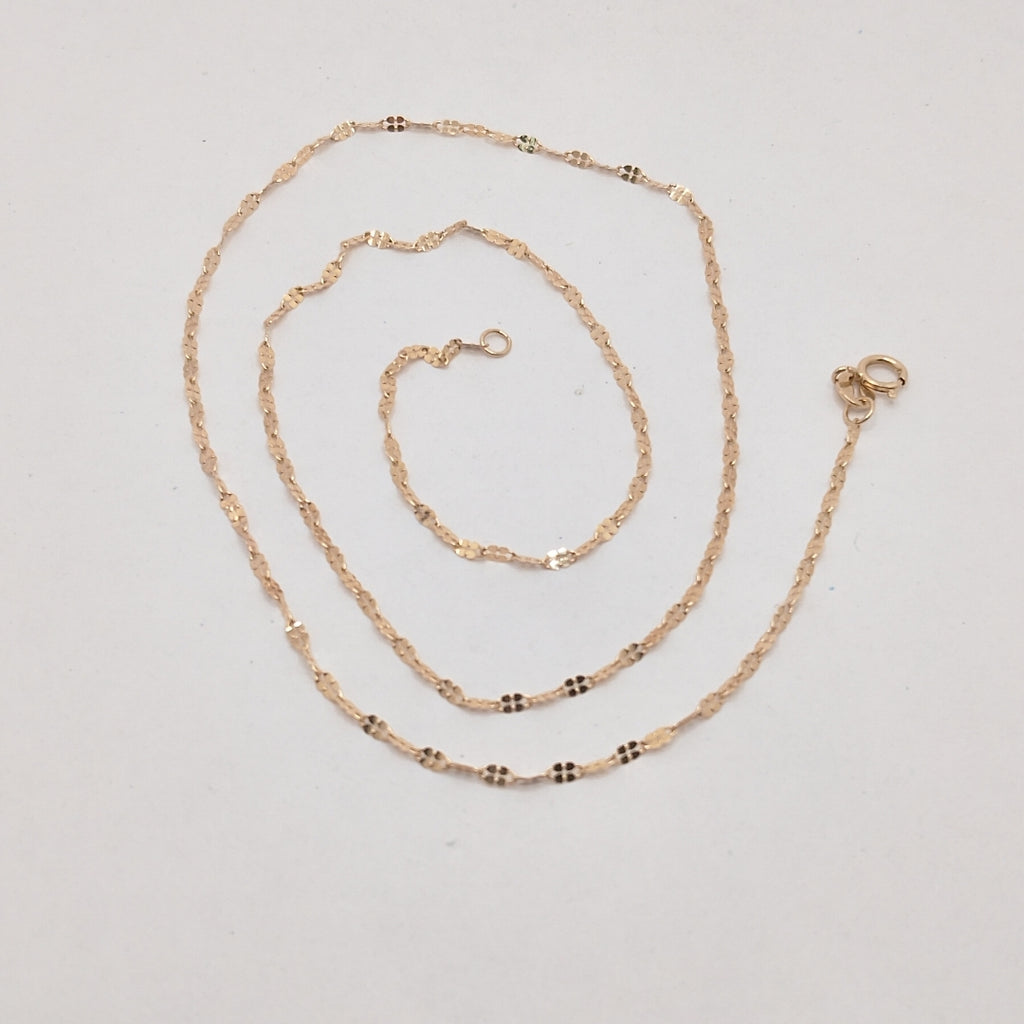 CADENA ORO 14 K 0.9 GRMS (SEMINUEVO)