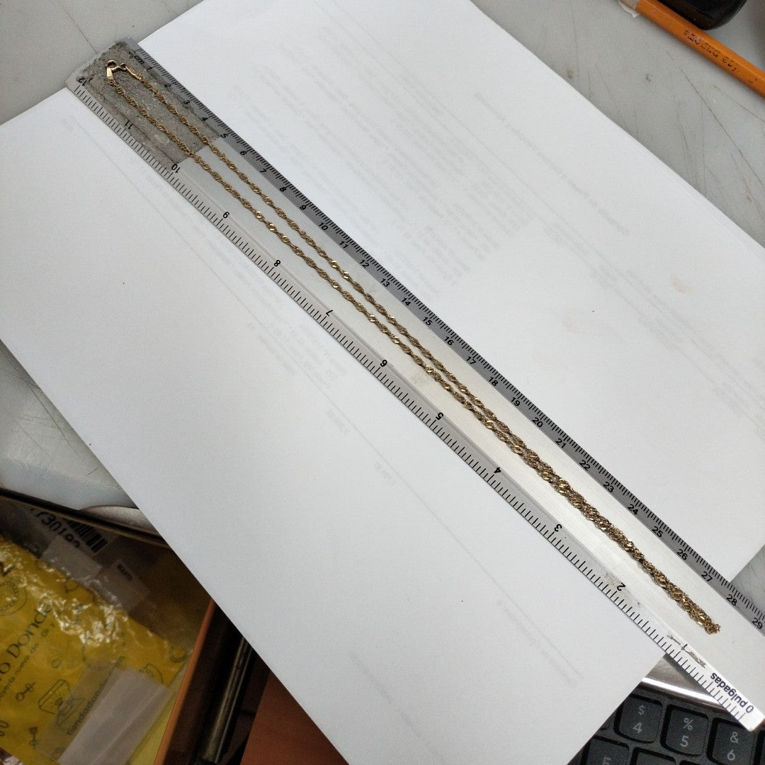 CADENA ORO 10 K 3.8 GRMS (SEMINUEVO)