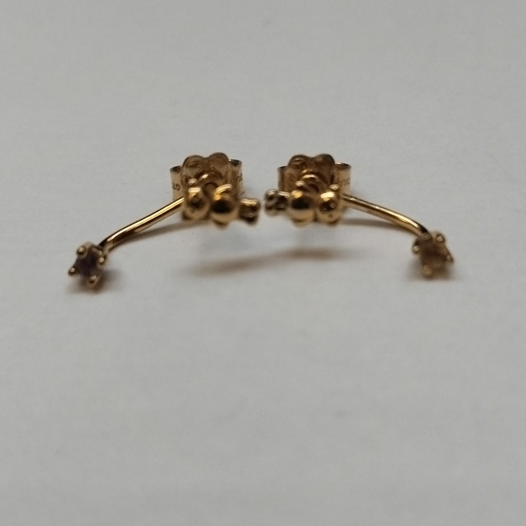 BROQUELES PAR ORO 18 K 1.4 GRMS (SEMINUEVO)