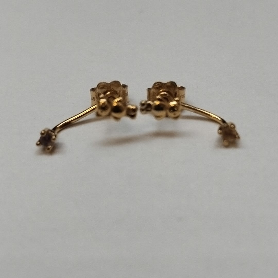 BROQUELES PAR ORO 18 K 1.4 GRMS (SEMINUEVO)