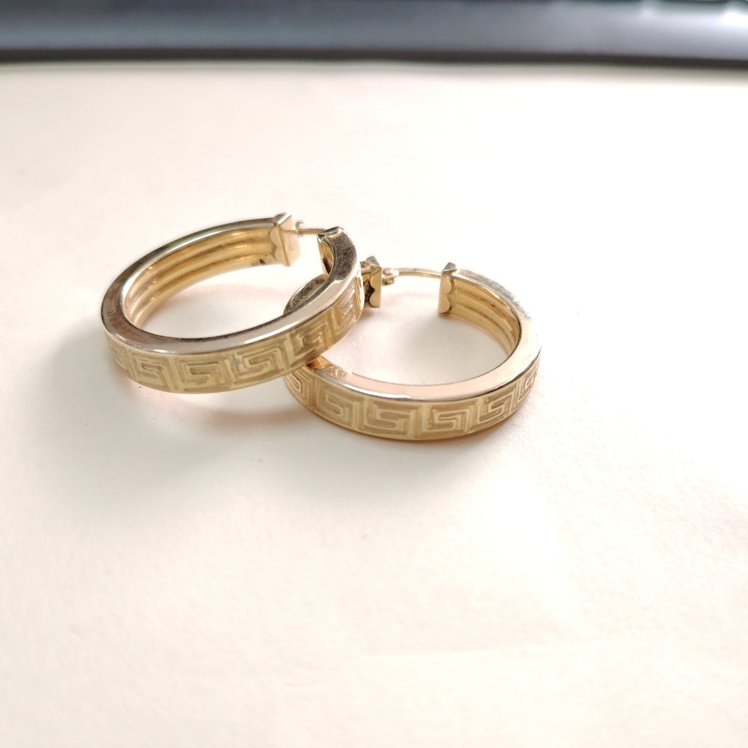 ARRACADAS PAR ORO 14 K 6,70 GRMS (SEMINUEVO)
