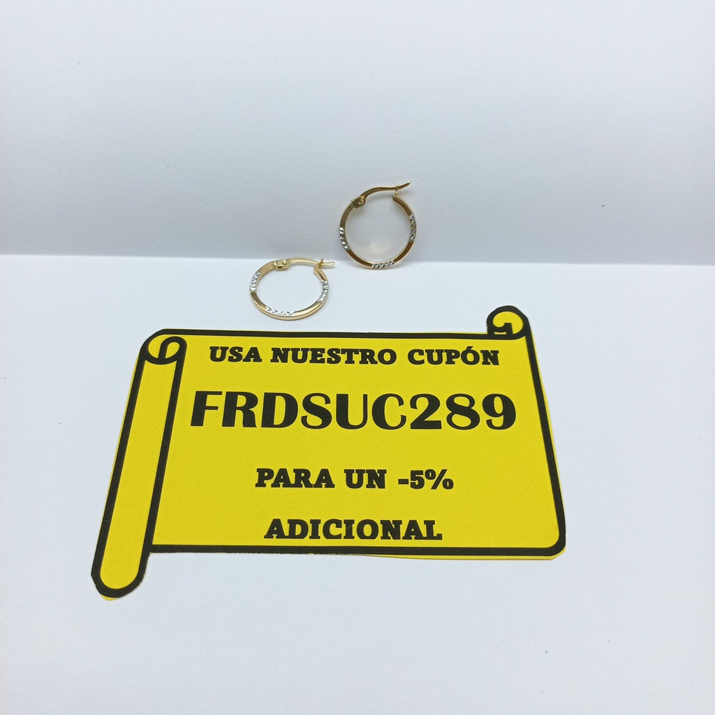 ARRACADAS ORO 14K 1.1 (NUEVO)