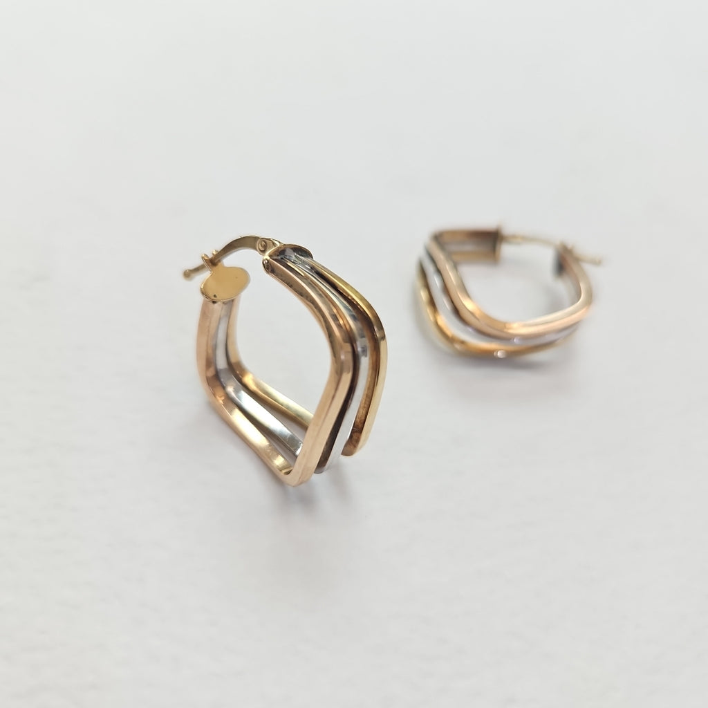 ARRACADAS PAR ORO 10 K 2.7 GRMS (SEMINUEVO)