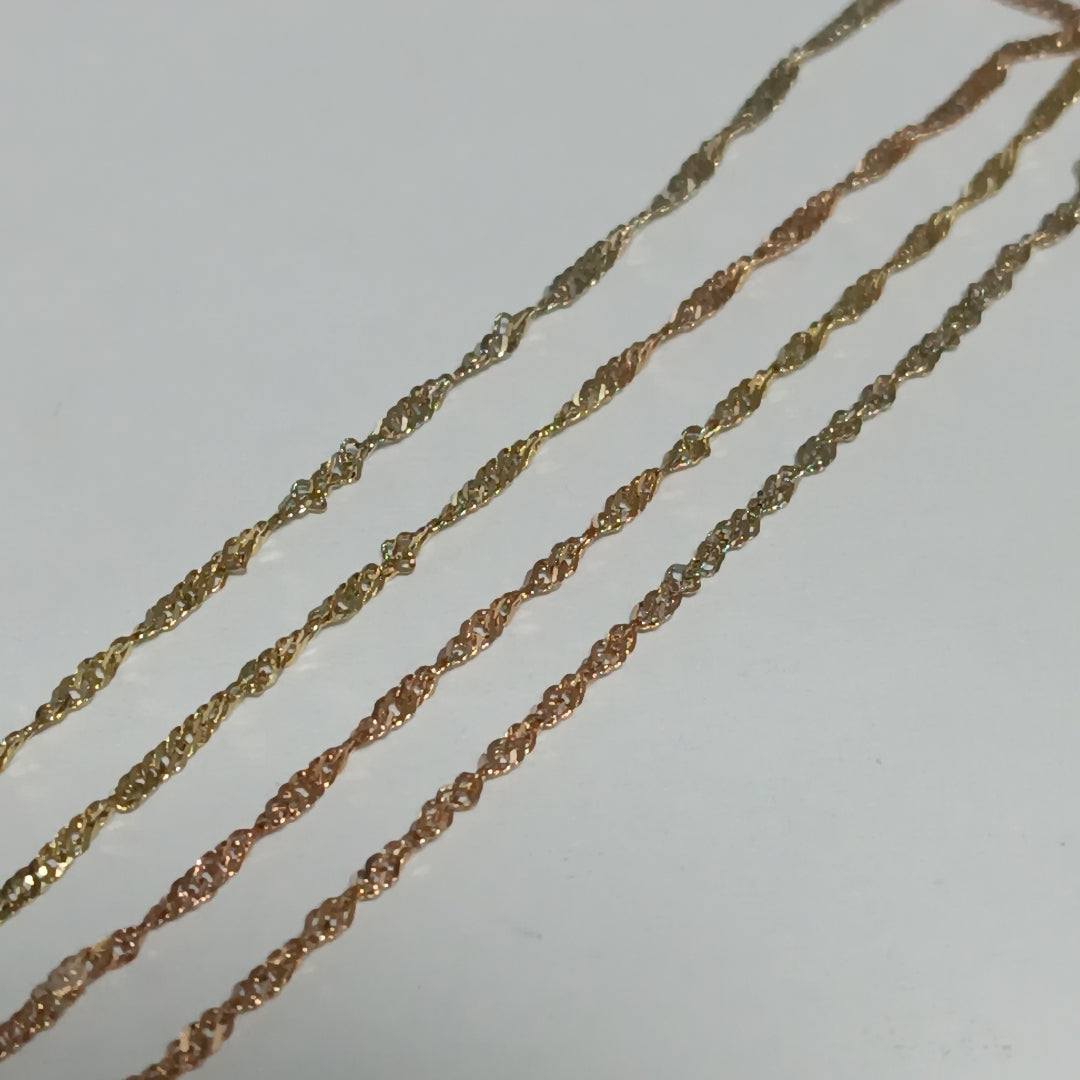 CADENA ORO 14 K 1.5 GRMS (SEMINUEVO)